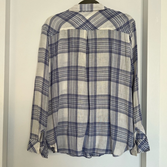Rails Plaid Shimmer Button Down - Picture 5 of 5